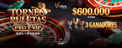 Torneo de ruletas y juegos de casino